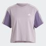 ADIDAS Majica kratak rukav w 3s cr top W - IS1571
