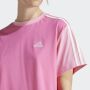 ADIDAS Majica kratak rukav t-shirt essentialn 3-stripes W - IS1574