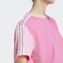 ADIDAS Majica kratak rukav t-shirt essentialn 3-stripes W - IS1574