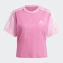 ADIDAS Majica kratak rukav t-shirt essentialn 3-stripes W - IS1574