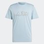 ADIDAS Majica kratak rukav illustrated linear graphic t-shirt M - IS2867