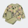 ADIDAS Trenerka essentials allover print jogger set kids BT - IZ4958