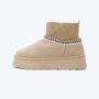 OPPOSITE Čizme lh30076-dk.beige W - LH30076-DK.BEIGE