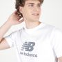 NEW BALANCE Majica kratak rukav sport essentials logo t-shirt M - MT41502-WT