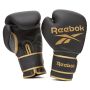 REEBOK Retail Boxing Gloves - 12oz - Gold/Black - RSCB-12010GB-12