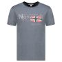 GEOGRAPHICAL NORWAY Majica kratak rukav jisland db dgrey men 254 M - SY9744H-GN