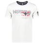 GEOGRAPHICAL NORWAY Majica kratak rukav jisland db white men 254 M - SY9747H-GN