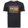 GEOGRAPHICAL NORWAY Majica kratak rukav jofoten db black men 254 M - SY9756H-GN