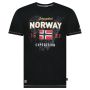 GEOGRAPHICAL NORWAY Majica kratak rukav juitre black db men 254 M - SZ2789H-GN