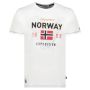 GEOGRAPHICAL NORWAY Majica kratak rukav juitre white db men 254 M - SZ2799H-GN