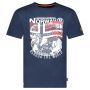 GEOGRAPHICAL NORWAY Majica kratak rukav jacross navy db men 402 M - SZ2897H-GN