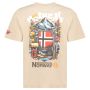 GEOGRAPHICAL NORWAY Majica kratak rukav jinto beige db men 402 M - SZ3295H-GN