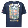 GEOGRAPHICAL NORWAY Majica kratak rukav jinto navy db men 402 M - SZ3297H-GN