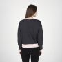 LA TERRA  Duks adela v neck sweatshirt W - TRA261F602-01