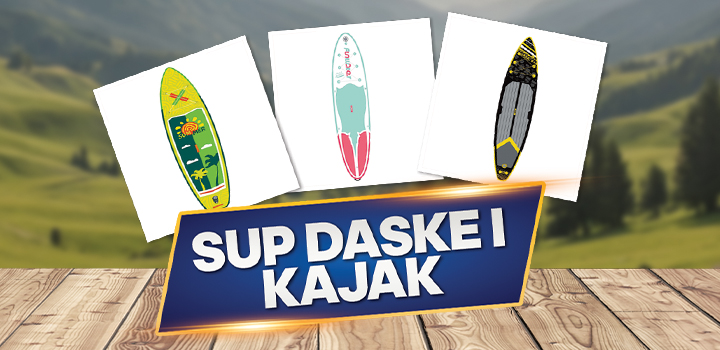 Sup daske i kajak